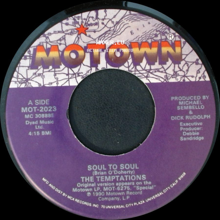 The Temptations - Soul To Soul / Soul To Soul side A