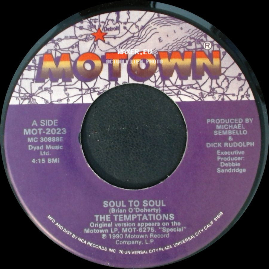 The Temptations - Soul To Soul / Soul To Soul side A