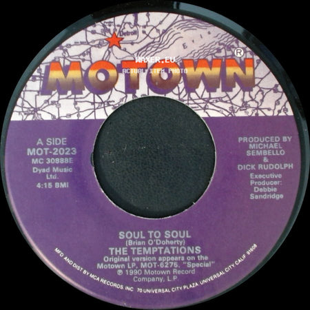 The Temptations - Soul To Soul / Soul To Soul side A