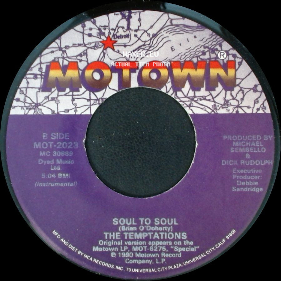 The Temptations - Soul To Soul / Soul To Soul side B