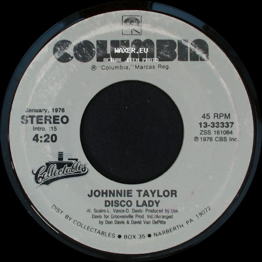 Johnnie Taylor - Love Is Better In The A. M. (Part I) / Disco Lady side B