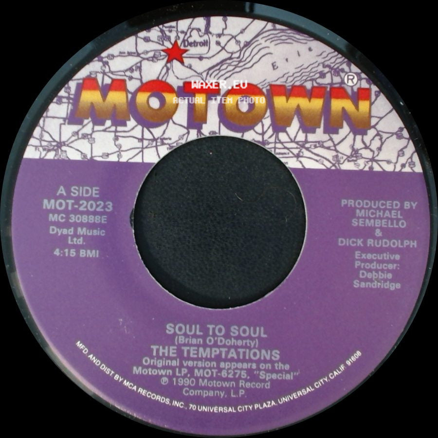 The Temptations - Soul To Soul / Soul To Soul side A
