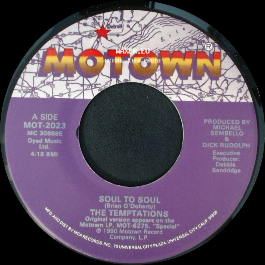 The Temptations - Soul To Soul / Soul To Soul side A