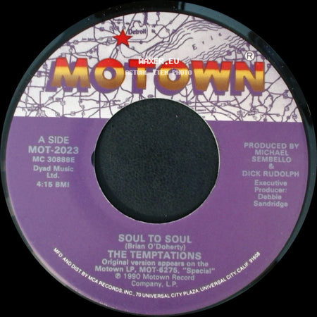 The Temptations - Soul To Soul / Soul To Soul side A