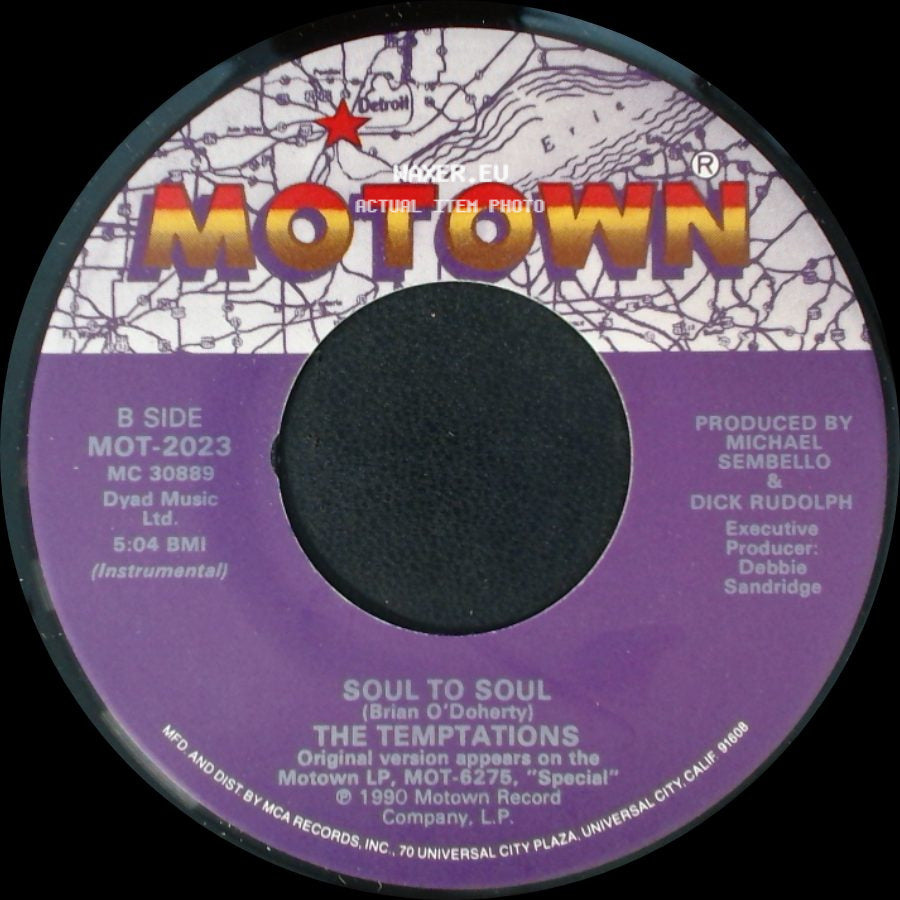 The Temptations - Soul To Soul / Soul To Soul side B