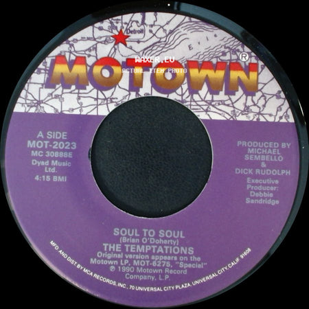 The Temptations - Soul To Soul / Soul To Soul side A