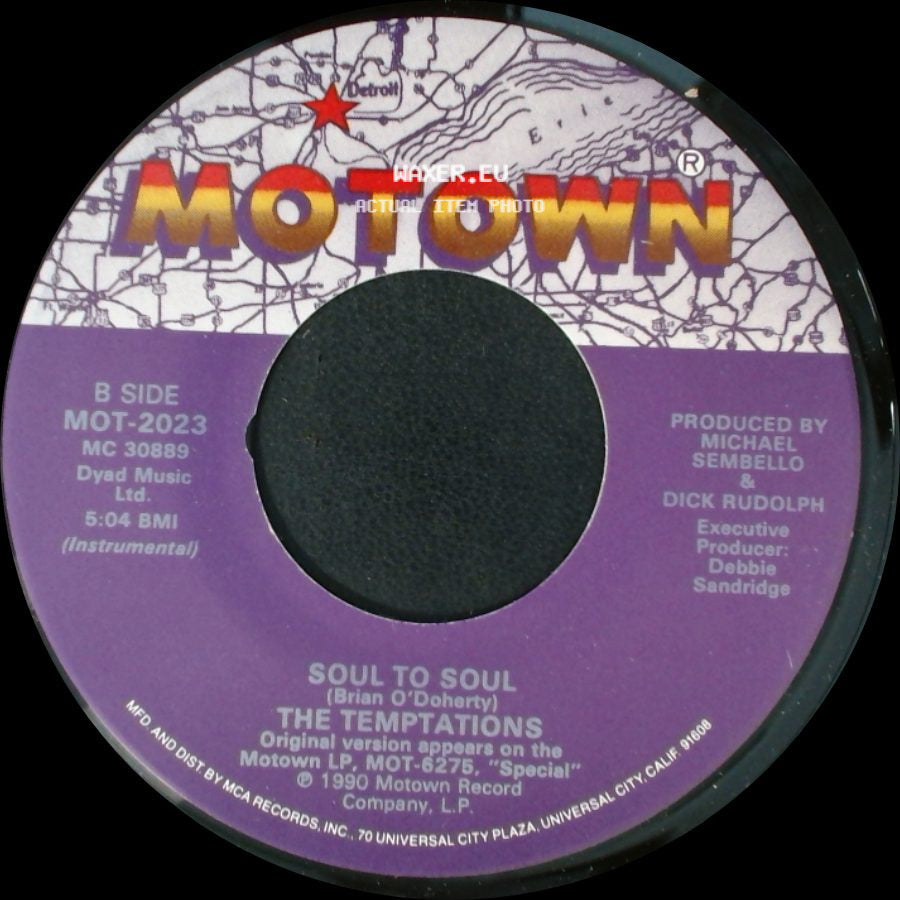 The Temptations - Soul To Soul / Soul To Soul side B