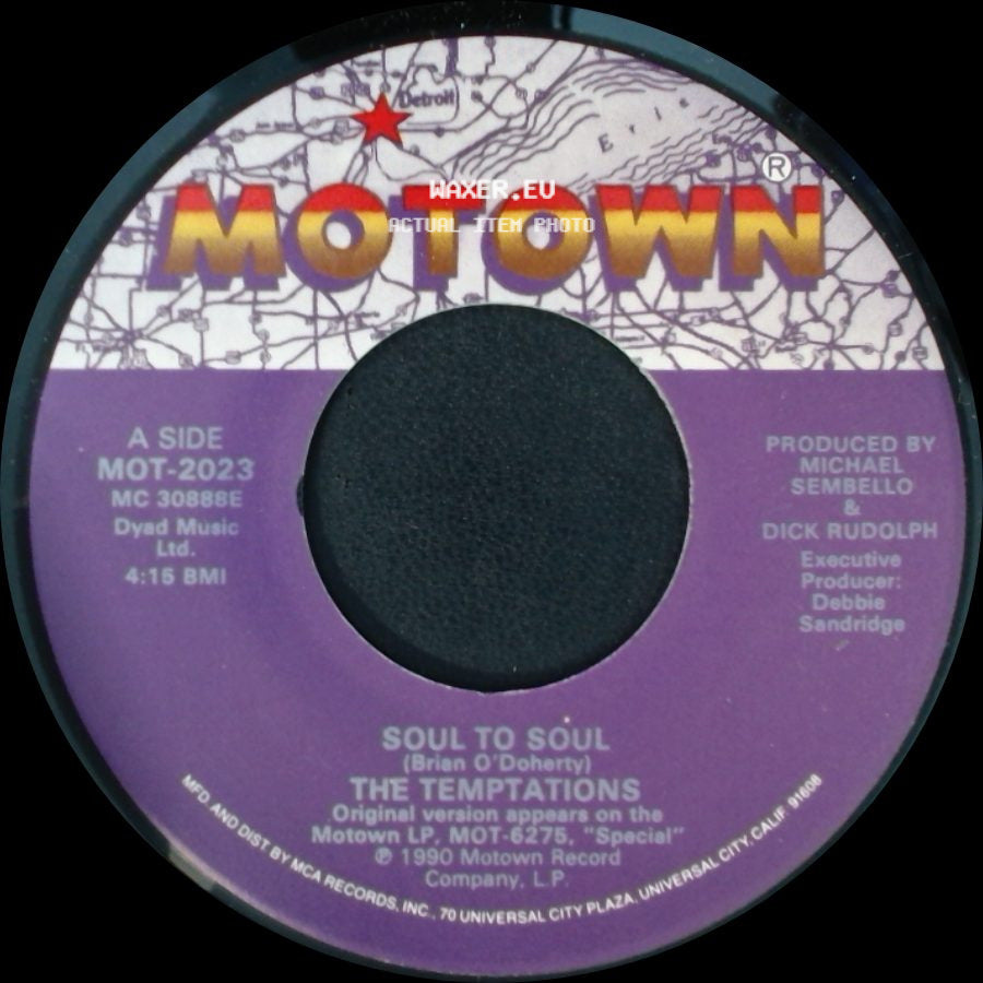 The Temptations - Soul To Soul / Soul To Soul side A