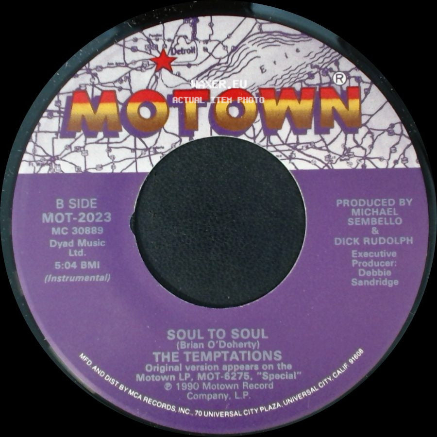 The Temptations - Soul To Soul / Soul To Soul side B