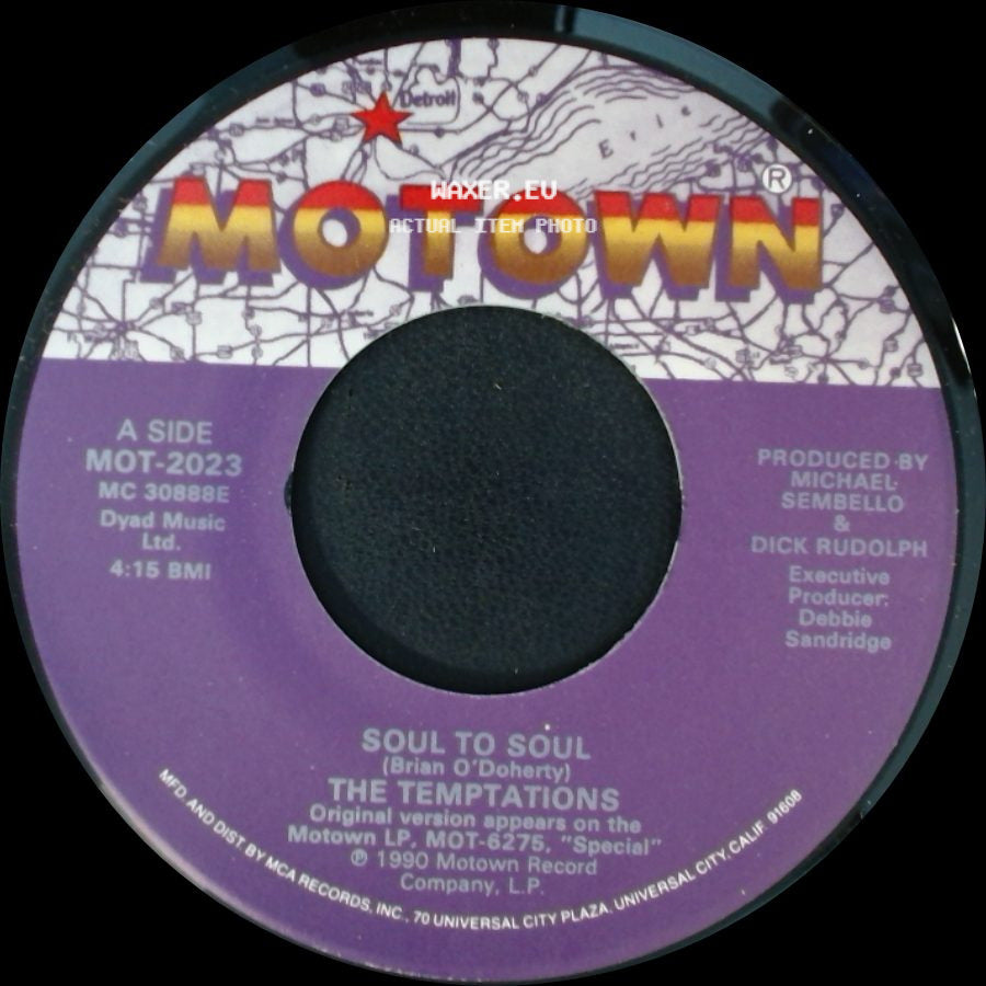 The Temptations - Soul To Soul / Soul To Soul side A