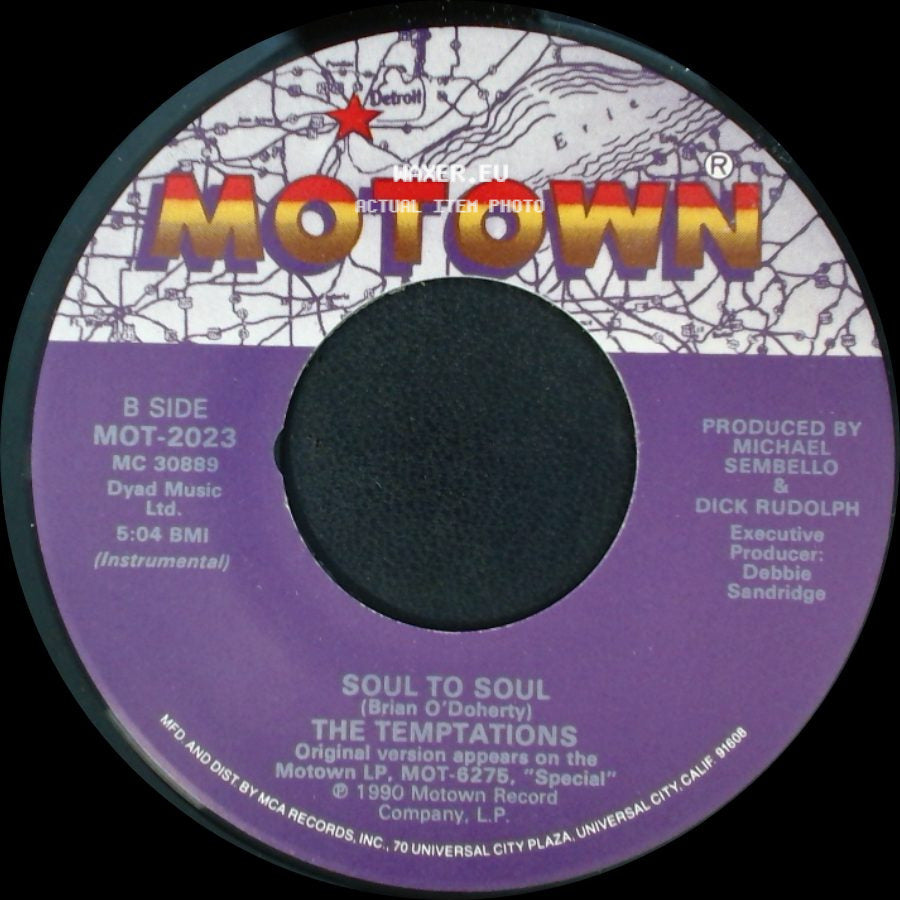 The Temptations - Soul To Soul / Soul To Soul side B