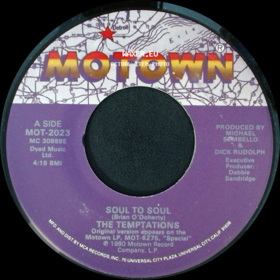 The Temptations - Soul To Soul / Soul To Soul side A