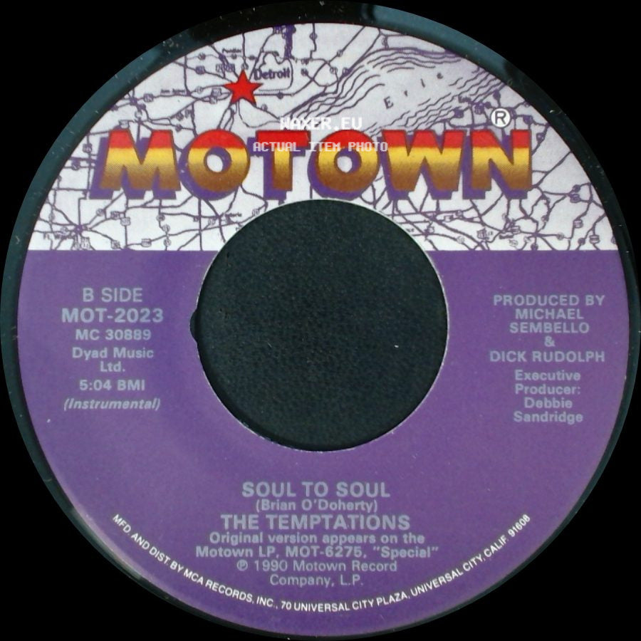 The Temptations - Soul To Soul / Soul To Soul side B