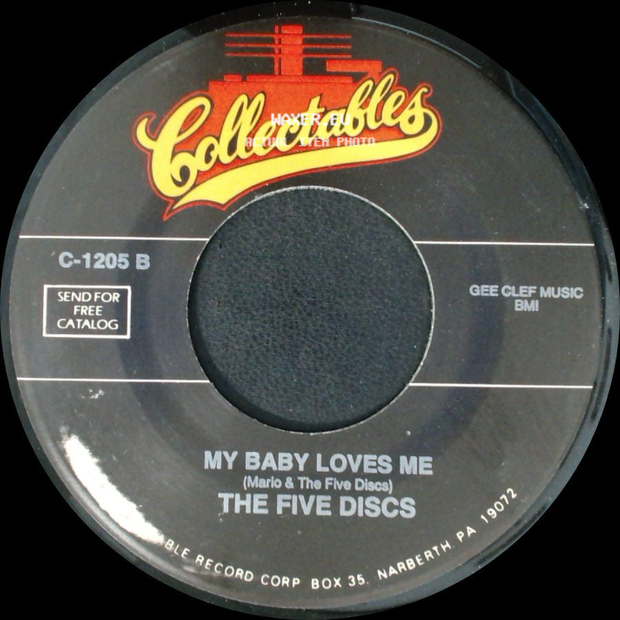The Five Discs - Adios (Mario & The Five Discs) / My Baby Loves Me (Mario & The Five Discs) side B