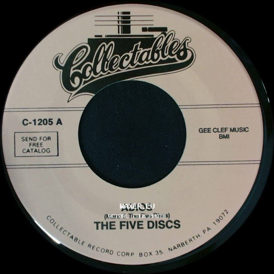 The Five Discs - My Baby Loves Me / Adios side B