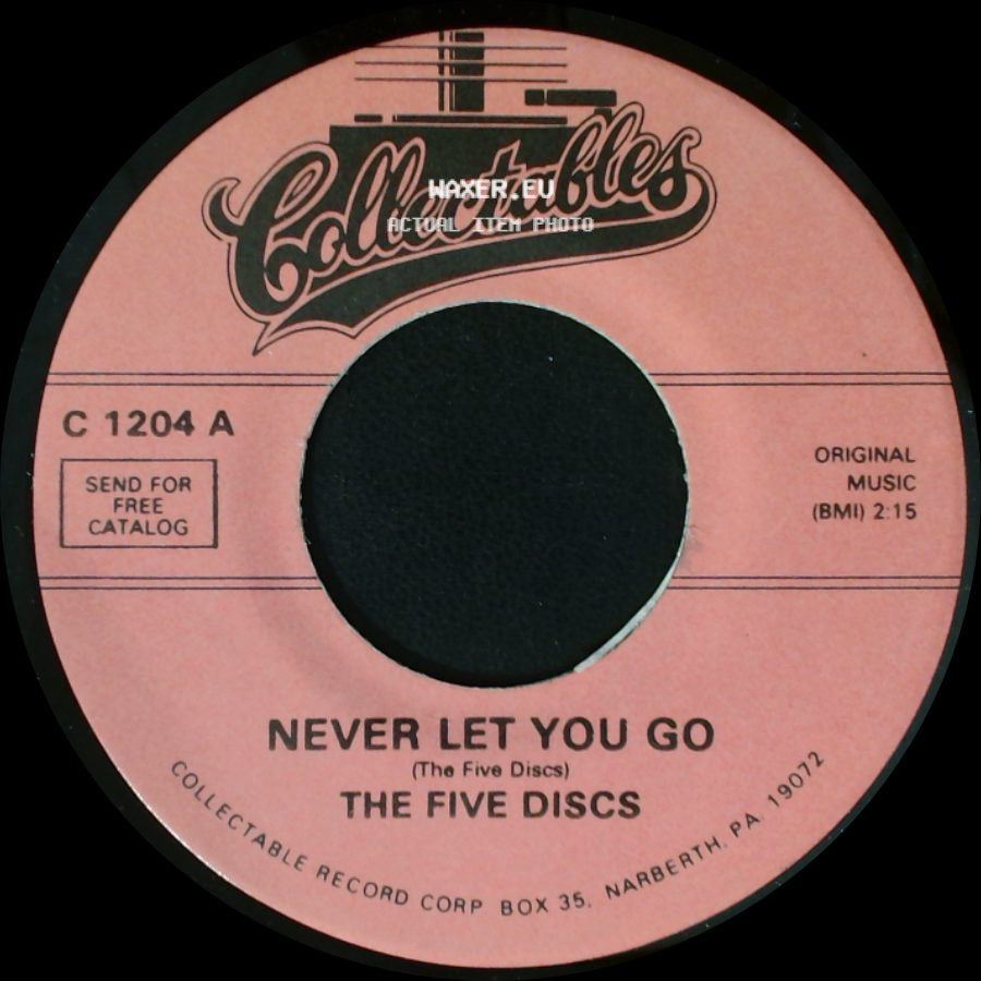 The Five Discs - That Was The Time / Never Let You Go side B