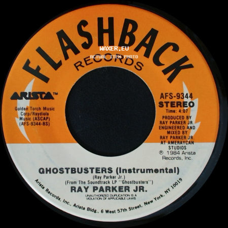 Ray Parker Jr. - Ghostbusters (Instrumental) / Ghostbusters side A