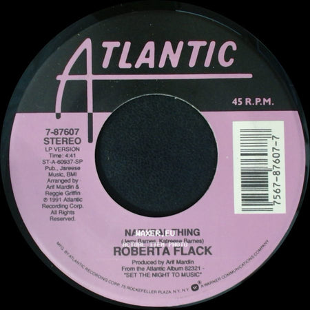Roberta Flack - Natural Thing / Set The Night To Music side A