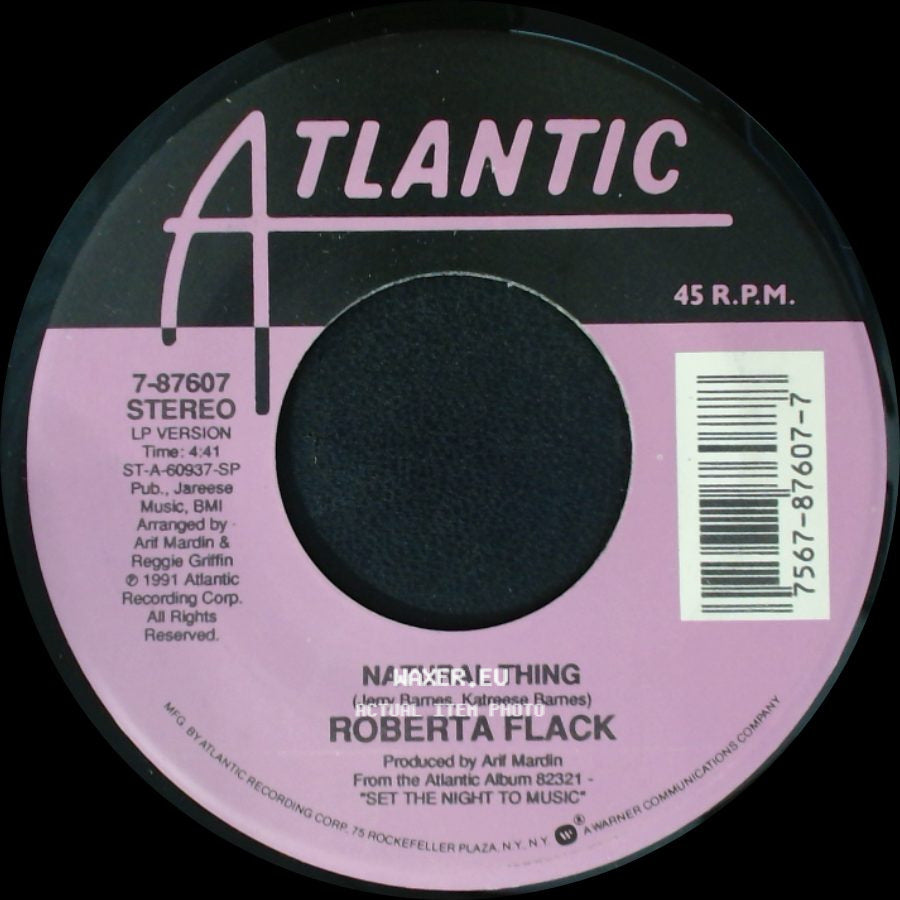 Roberta Flack - Natural Thing / Set The Night To Music side A