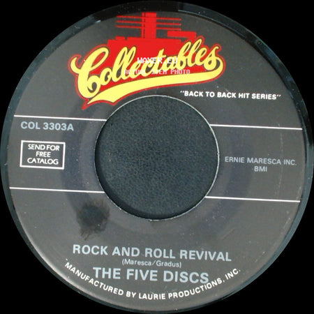 The Five Discs / The Tokens - Rock And Roll Revival / Please Write side A