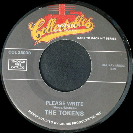 The Five Discs / The Tokens - Rock And Roll Revival / Please Write side B