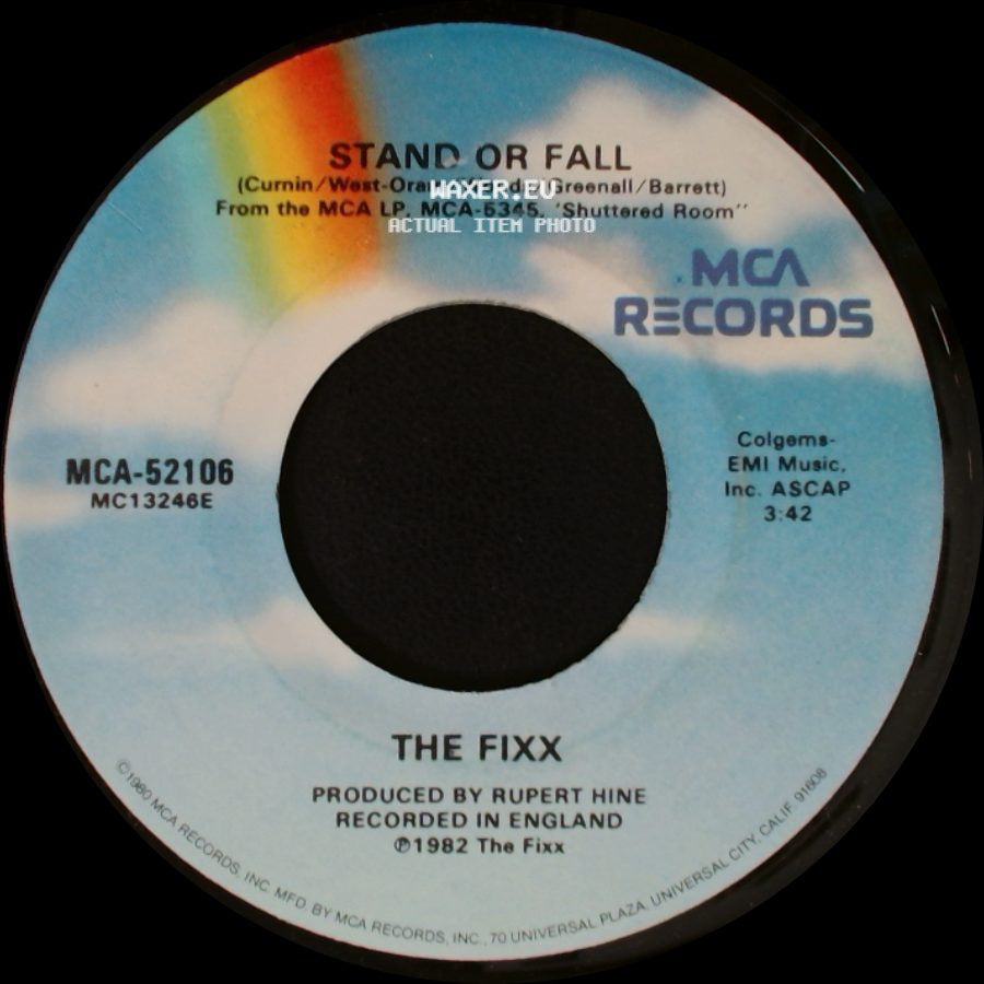 The Fixx - Stand Or Fall / Sinking Island side A