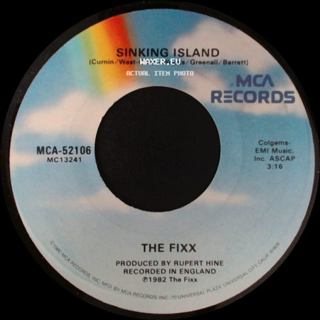 The Fixx - Stand Or Fall / Sinking Island side B