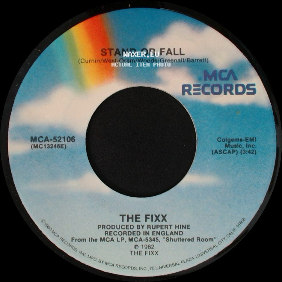 The Fixx - Sinking Island / Stand Or Fall side B