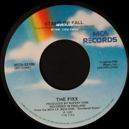 The Fixx - Sinking Island / Stand Or Fall side B