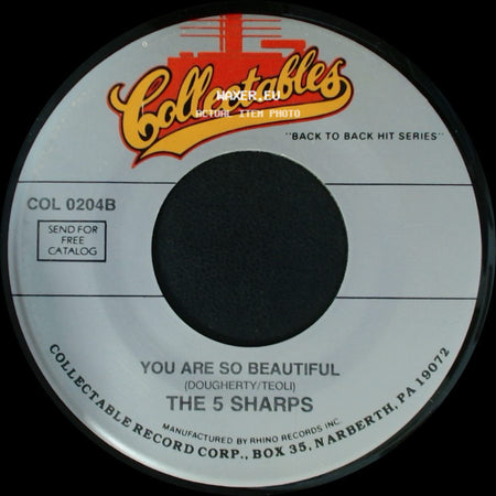 The 5 Sharps - You Are So Beautiful / Stormy Weather side A