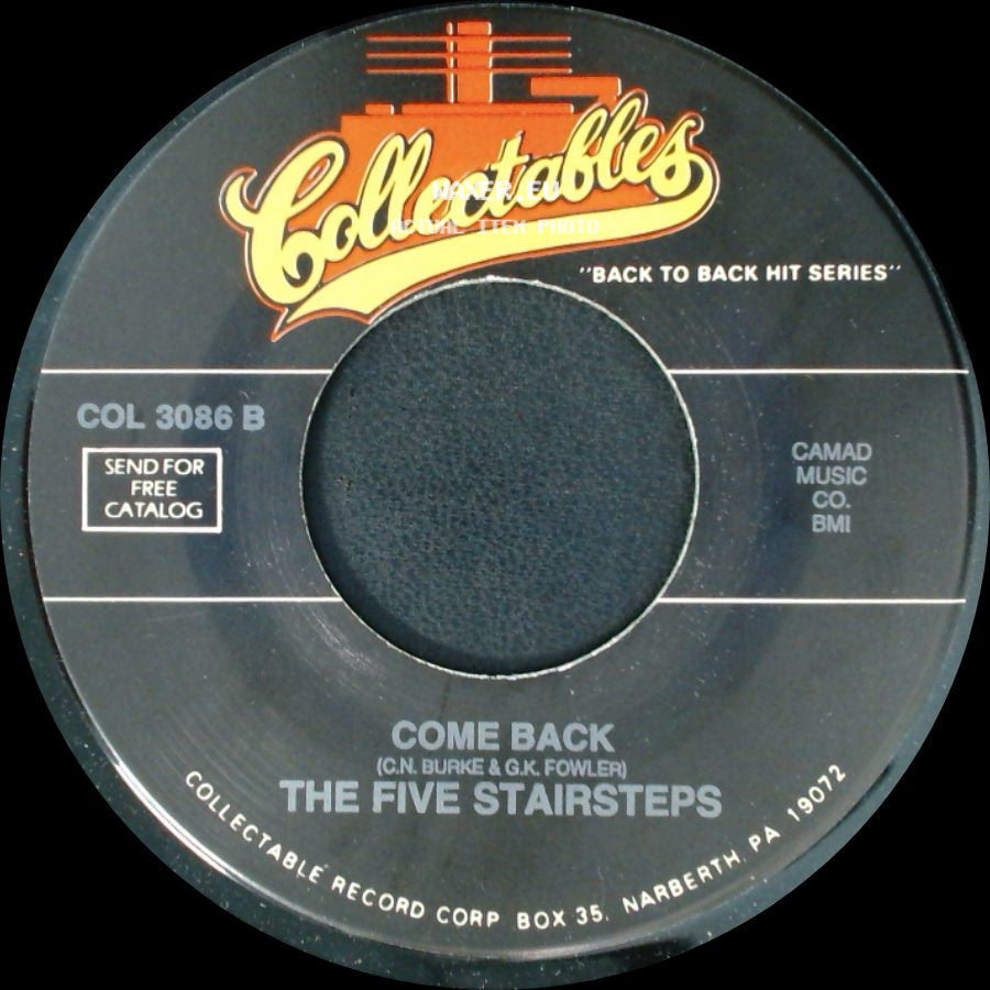 The Five Stairsteps - Come Back / World Of Fantasy side A