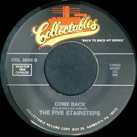 The Five Stairsteps - Come Back / World Of Fantasy side A