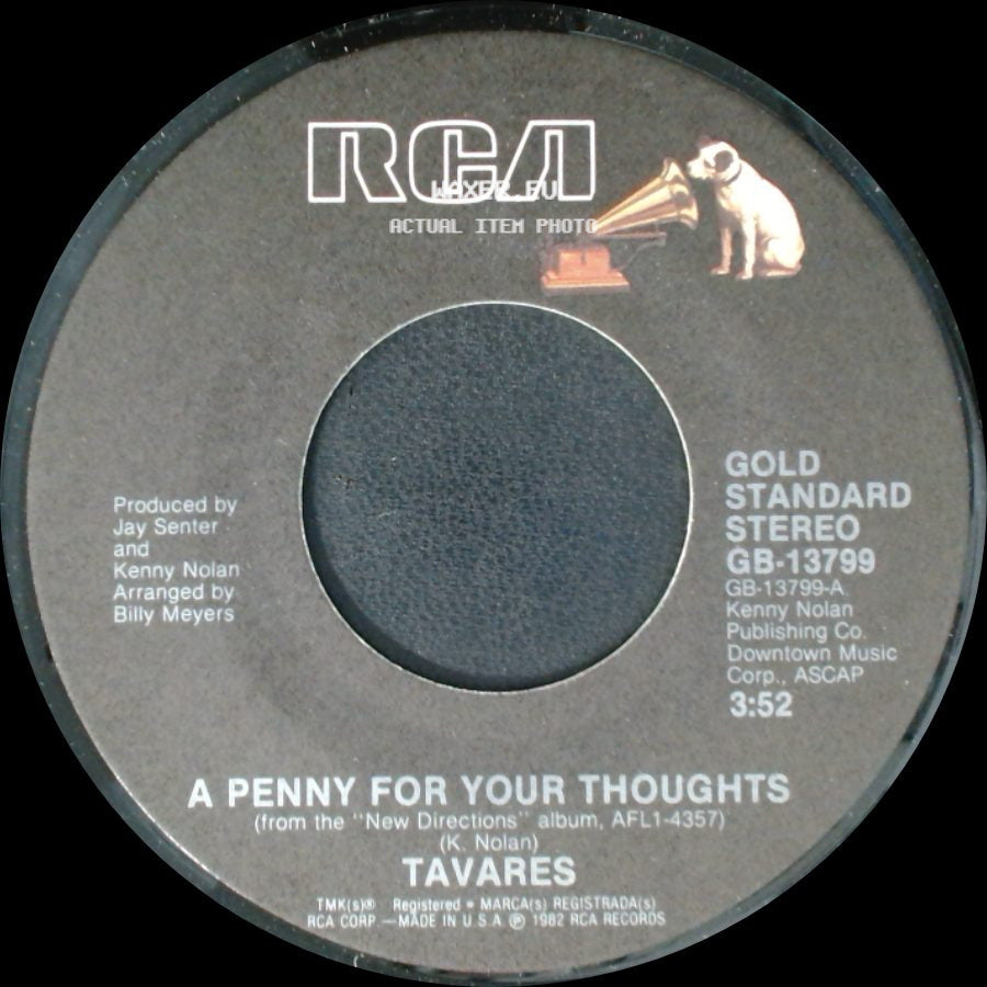 Tavares - A Penny For Your Thoughts / Got To Find My Way Back To You side A