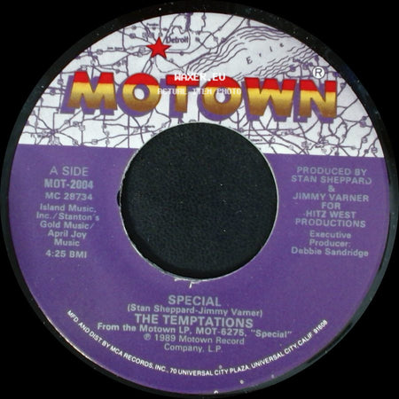 The Temptations - Special / O.A.O. Lover side A