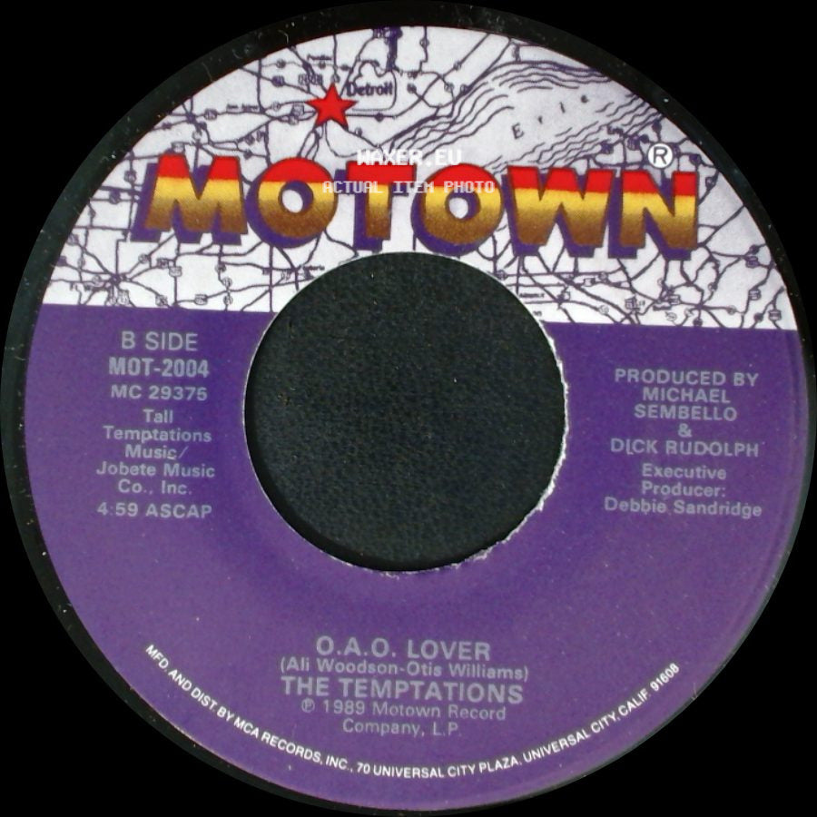 The Temptations - Special / O.A.O. Lover side B