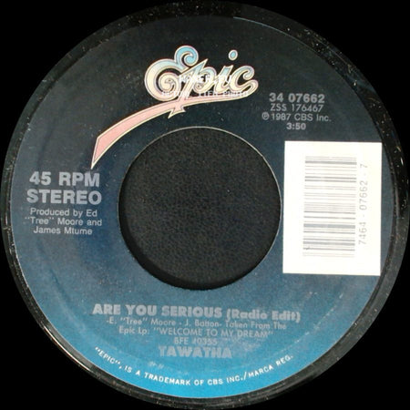 Tawatha - Are You Serious (Radio Edit) / Love Goes Higher side A