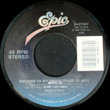 Tawatha - Did I Dream You / Welcome To My Dream (Tears Of Joy) side B