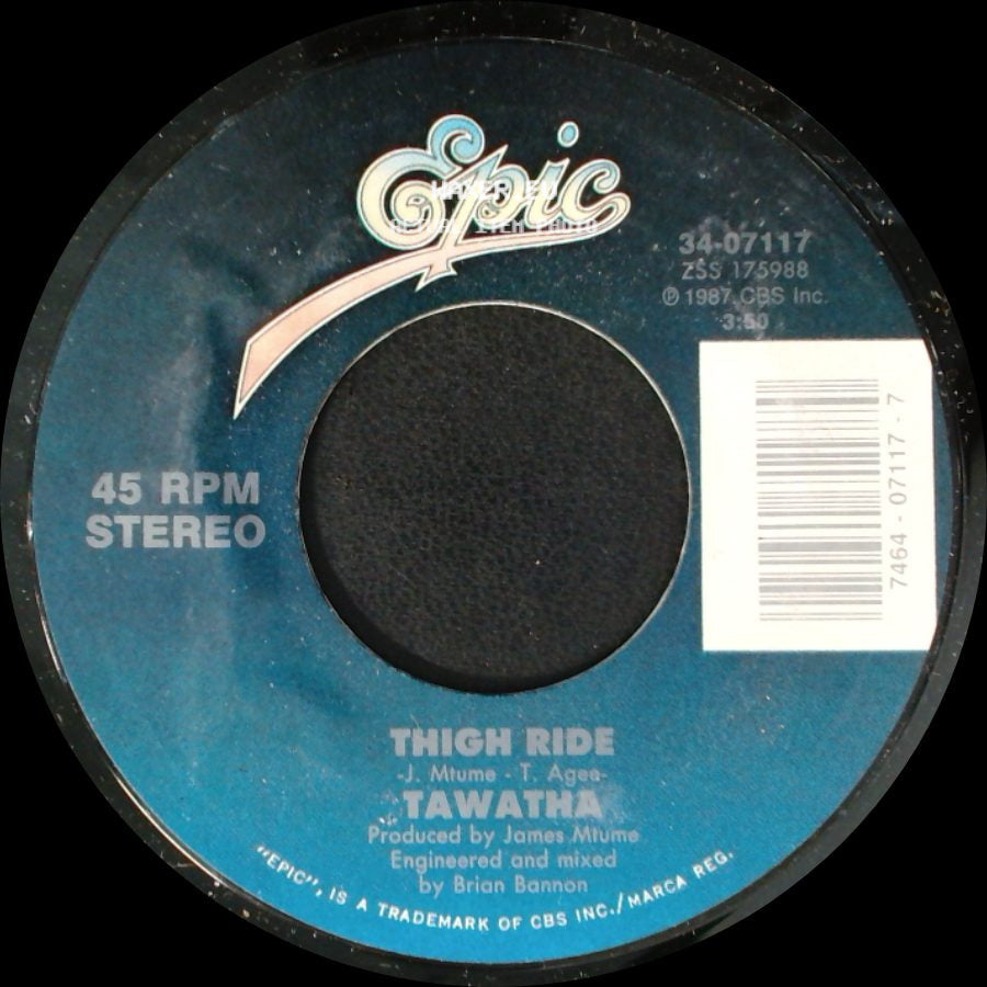 Tawatha - Welcome To My Dream / Thigh Ride side B
