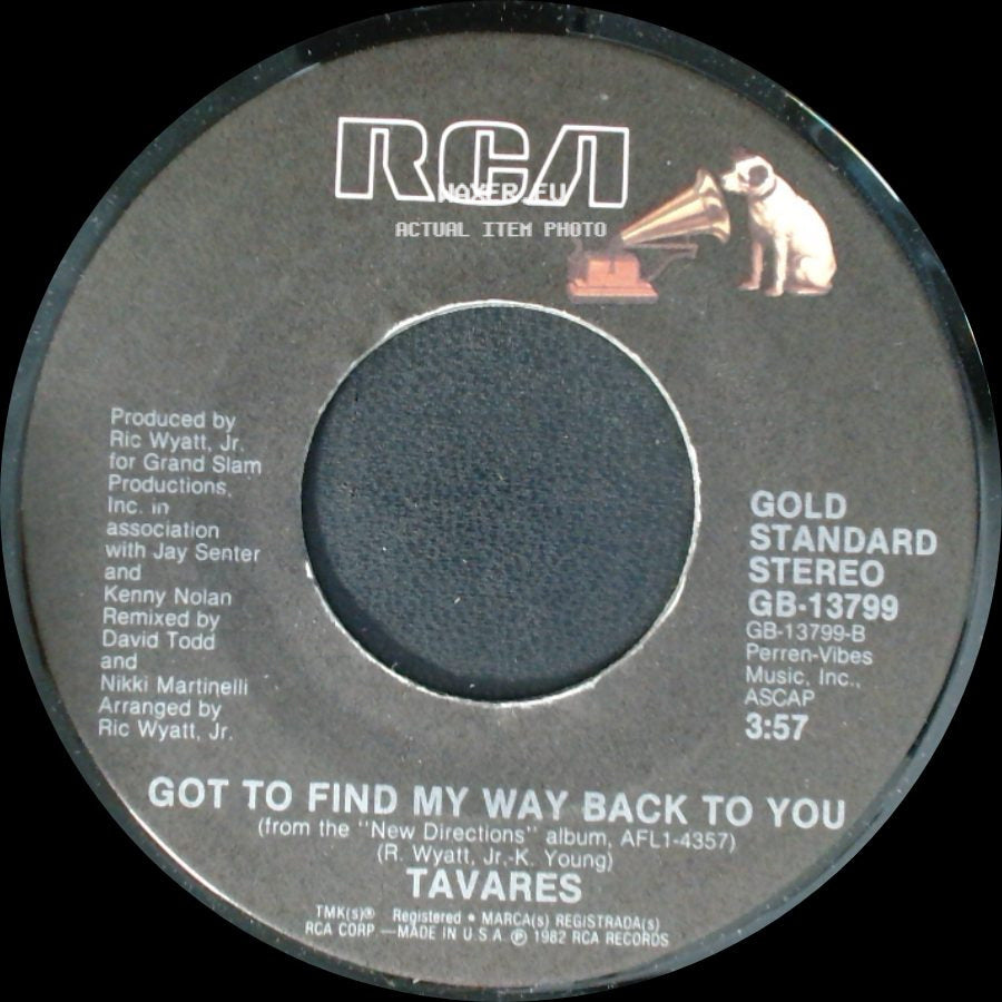 Tavares - Got To Find My Way Back To You / A Penny For Your Thoughts side A