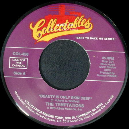 The Temptations - Beauty Is Only Skin Deep / (I Know) I'm Losing You side A