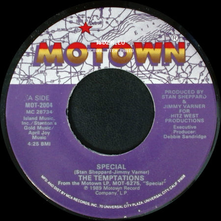 The Temptations - Special / O.A.O. Lover side A