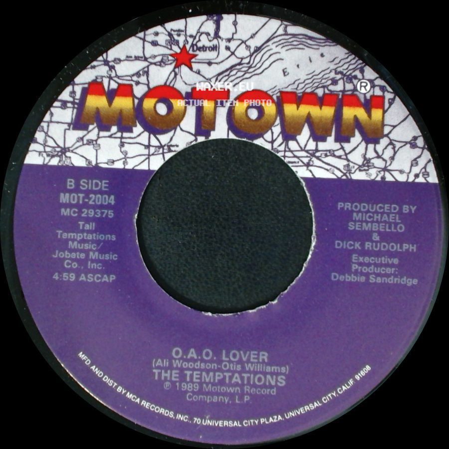 The Temptations - Special / O.A.O. Lover side B