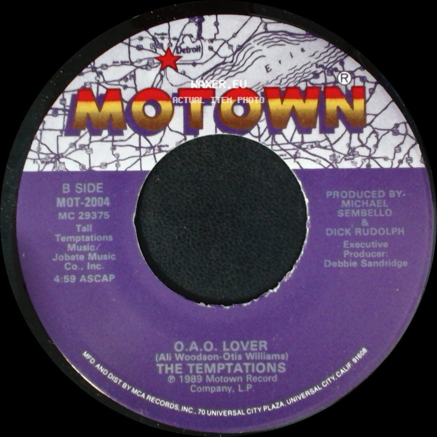 The Temptations - Special / O.A.O. Lover side B