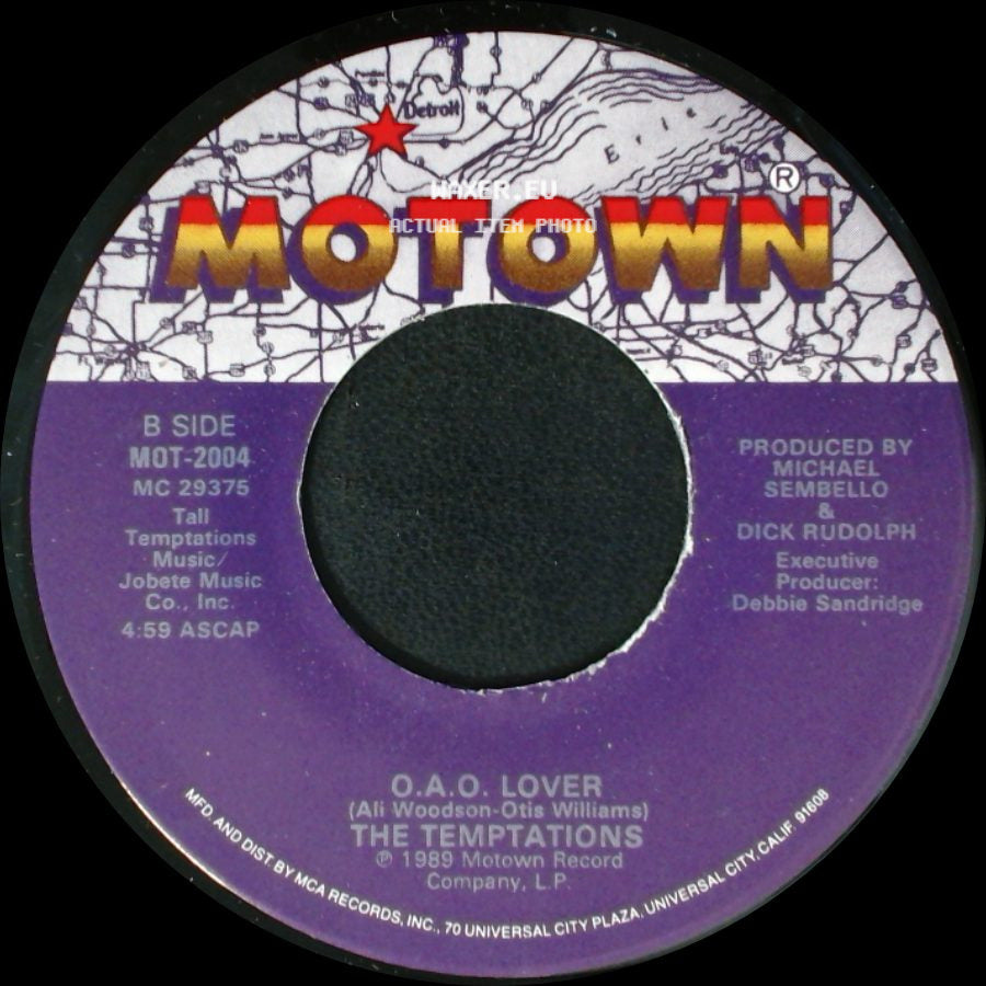 The Temptations - Special / O.A.O. Lover side B