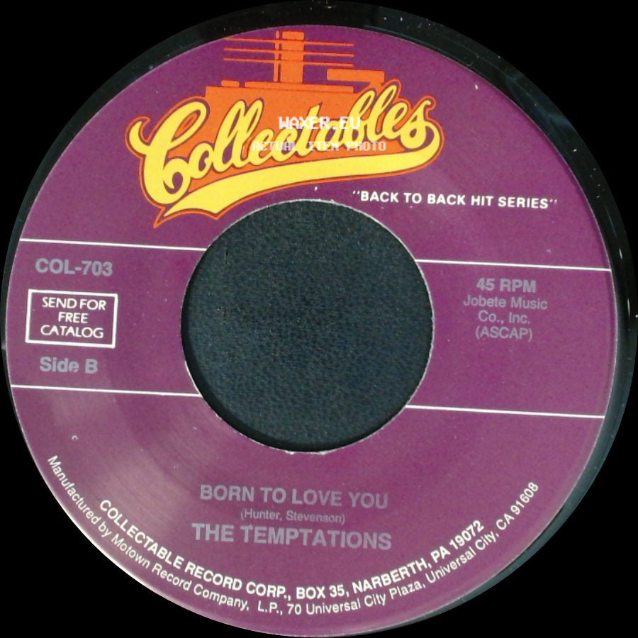 The Temptations - Dream Come True / Born To Love You side B