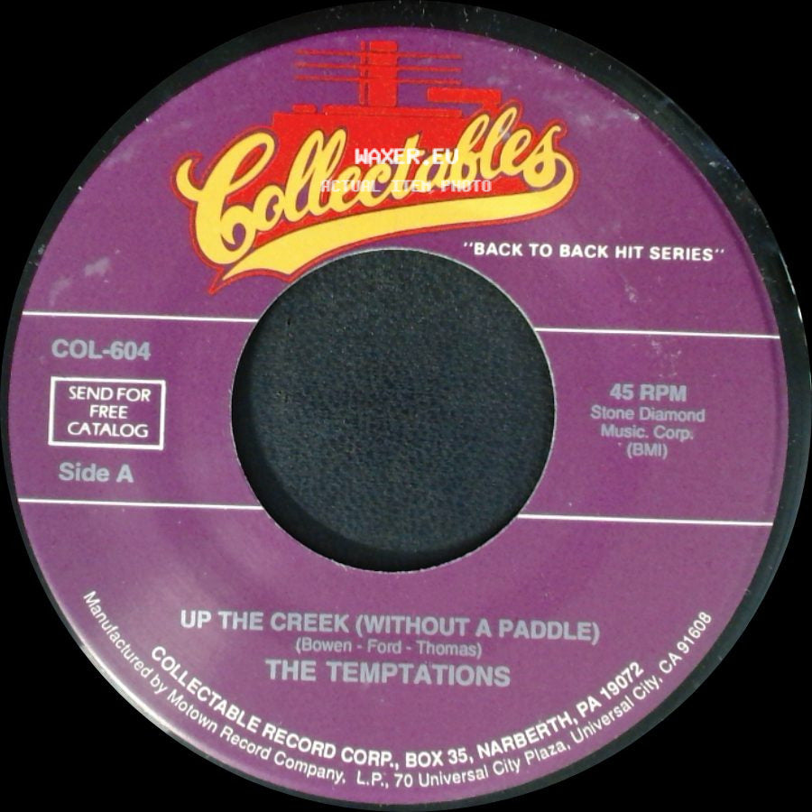 The Temptations - Up The Creek (Without A Paddle) / Glasshouse side A