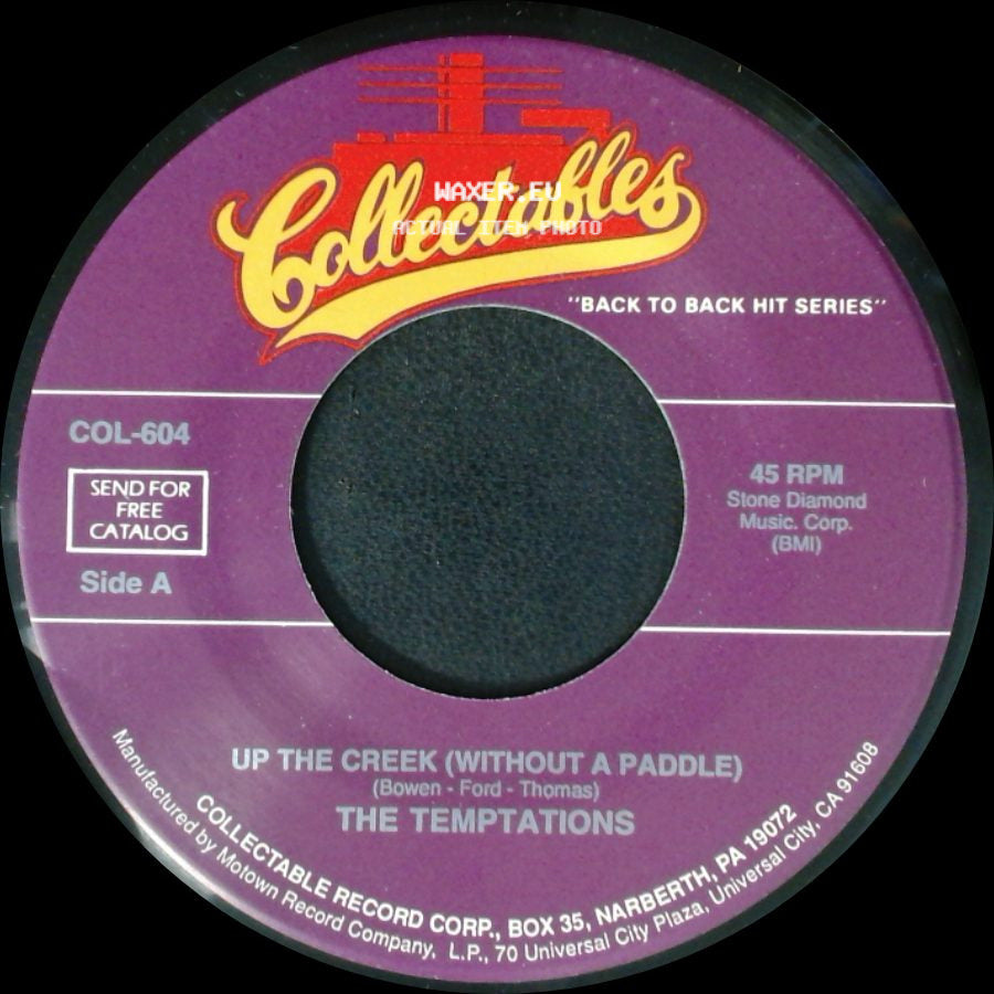 The Temptations - Up The Creek (Without A Paddle) / Glasshouse side A