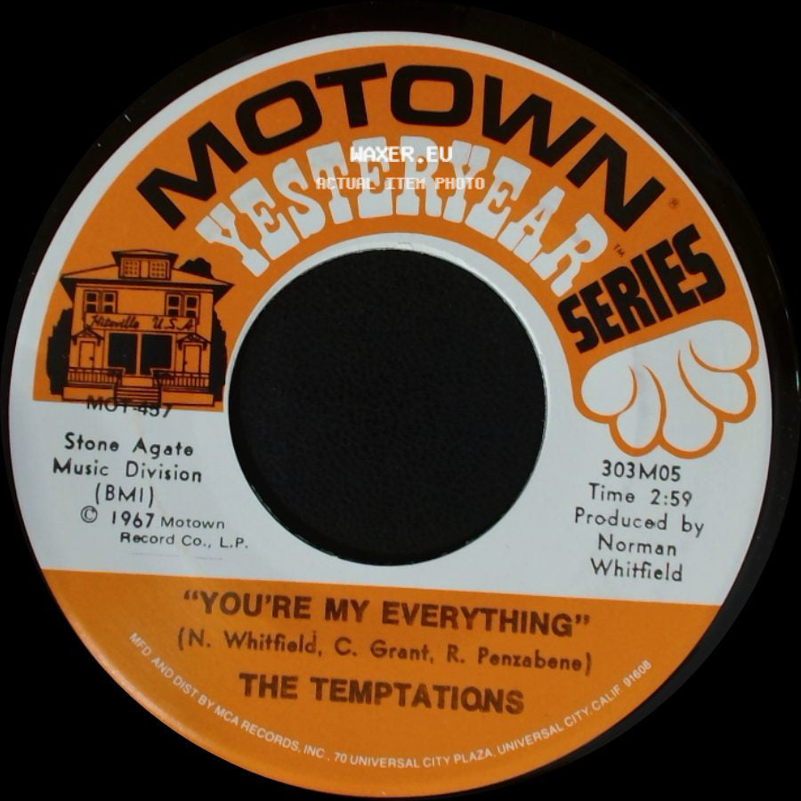 The Temptations - You're My Everything / All I Need side A