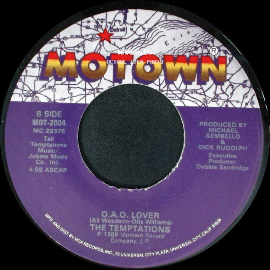 The Temptations - Special / O.A.O. Lover side B
