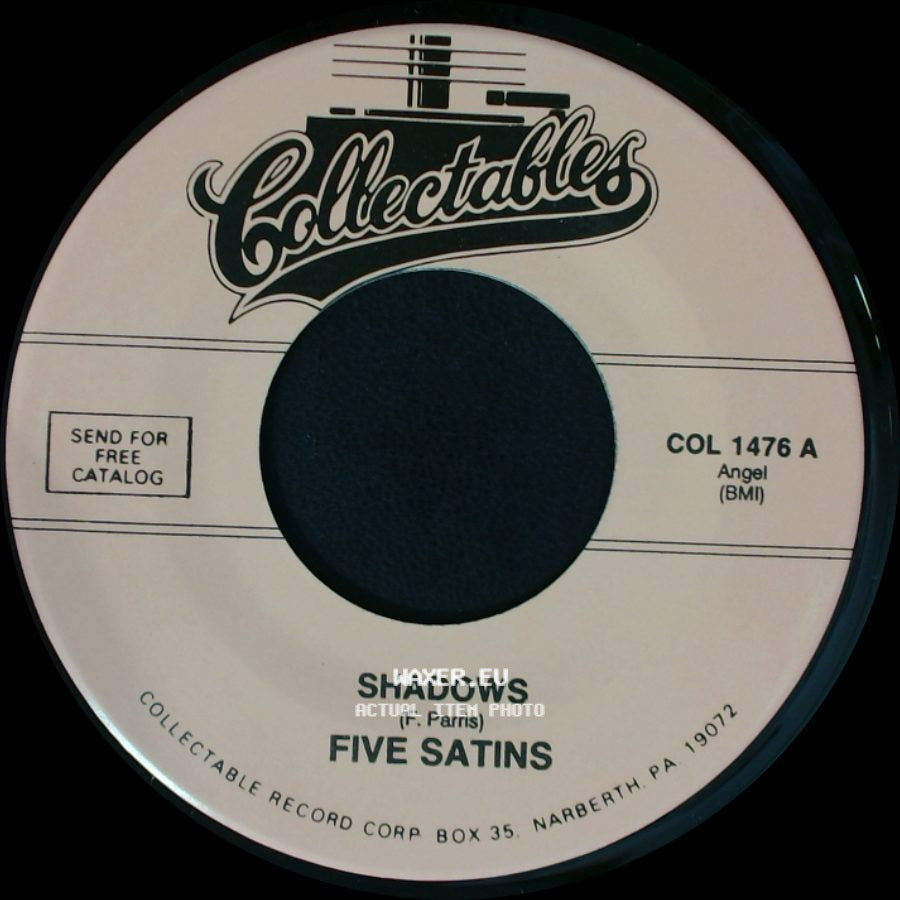 Five Satins - Shadows / Toni My Love side A